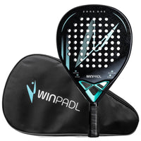 Padelschläger + Schlägertasche Produktbild - Zone One - türkis